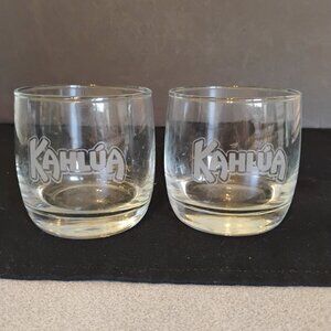 Kahlua Vintage Roly Poly Tumbler, set of 2